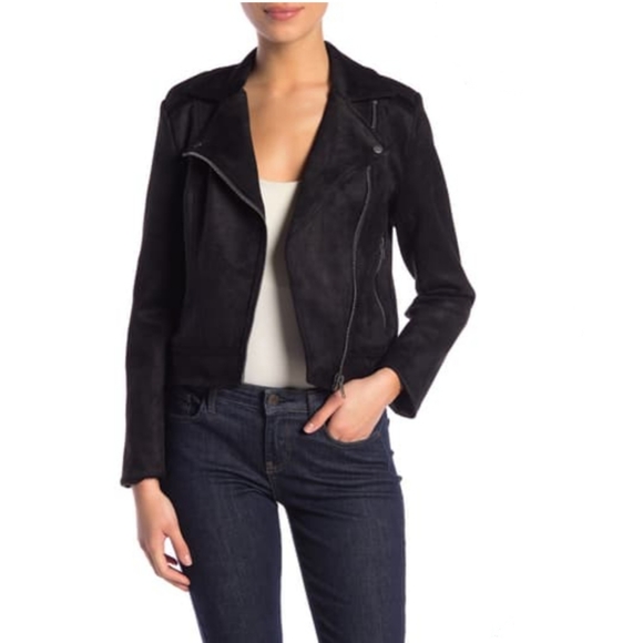 Philosophy Jackets & Blazers - NWT Philosophy Faux Suede leather Moto Jacket